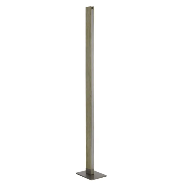 Led Traditional Shaped Floor Lamp - Brown