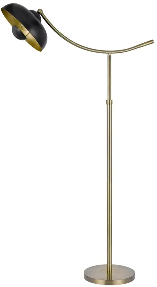 Adjustable Arc Floor Lamp With Bronze Dome Shade - Bronze