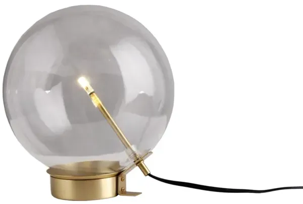 Metal Globe Table Lamp - Brass