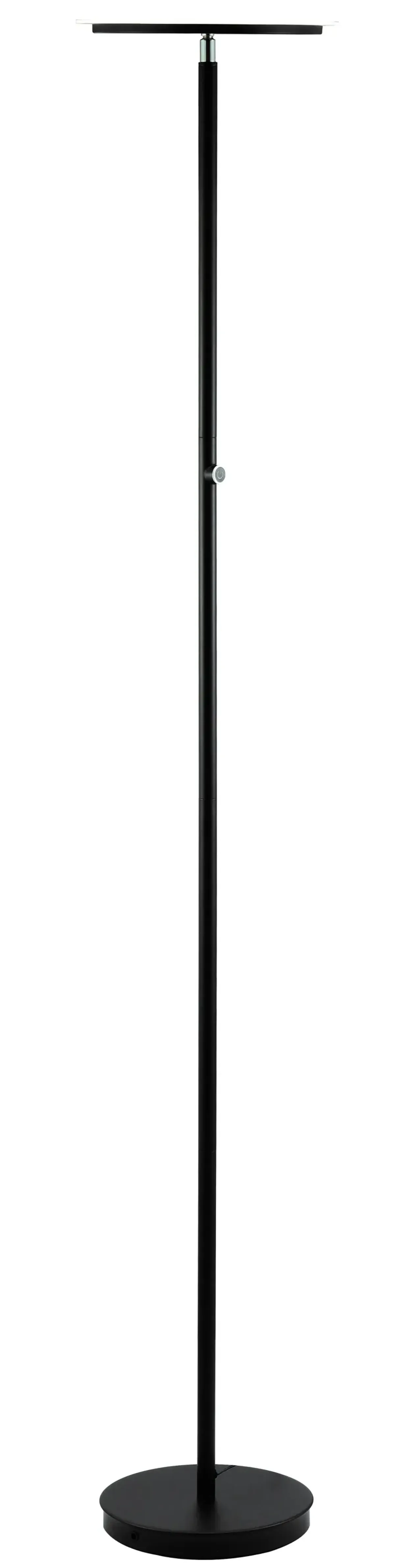 Metal LED Touch Floor Lamp - Black