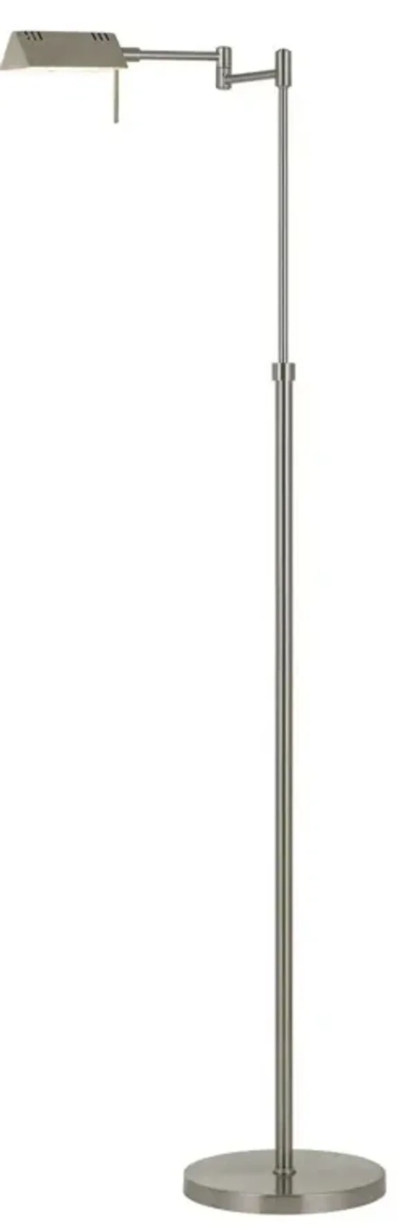 Adjustable Swing Arm Floor Lamp - Nickel