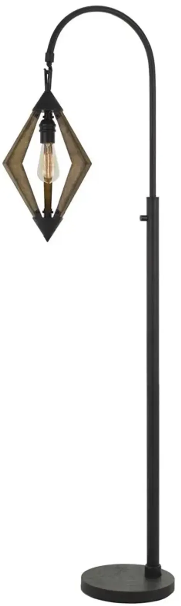 Traditional Shaped Floor Lamp - Black