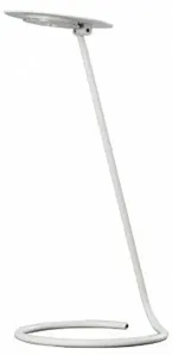 Metal Desk Table Lamp With Shade - White