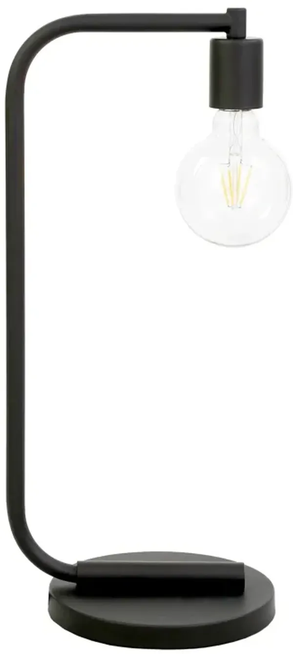 Metal Desk Table Lamp - Black