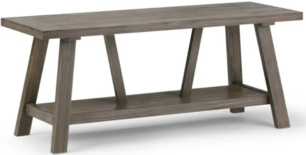 Dylan - Entryway Bench - Driftwood