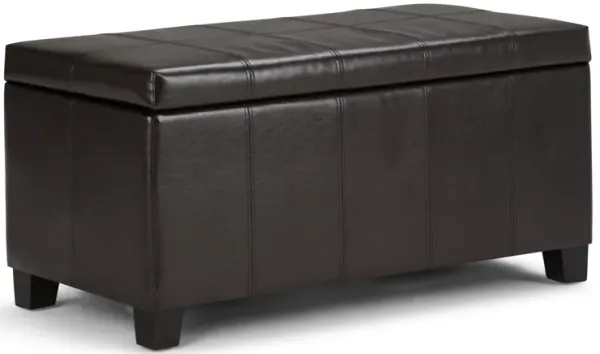 Dover - Storage Ottoman Bench - Tanners Brown