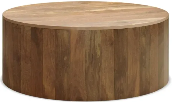 Millbury - Drum Coffee Table - Natural