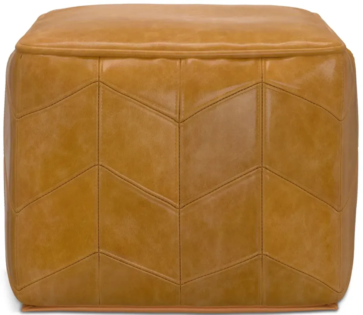 Morden - Square Pouf - Brown