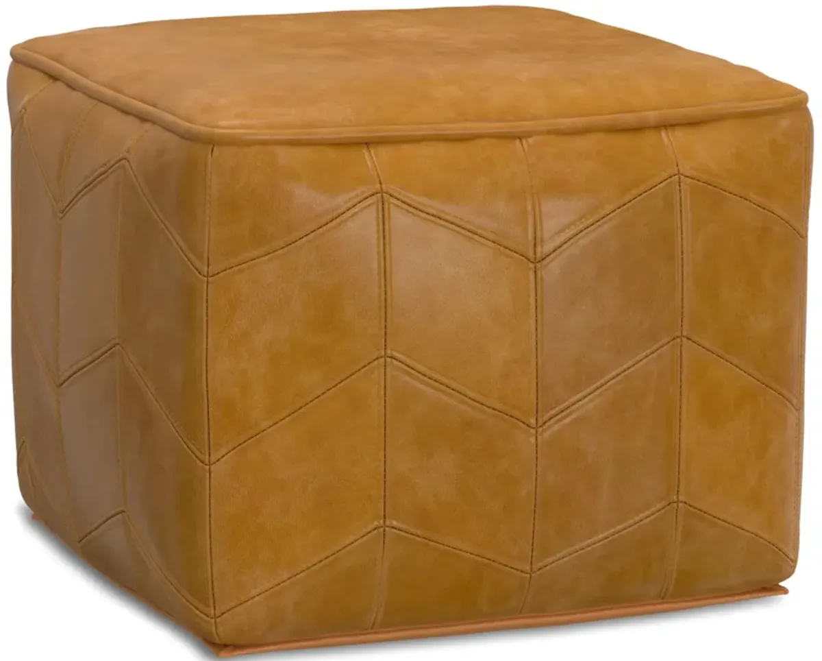 Morden - Square Pouf - Brown