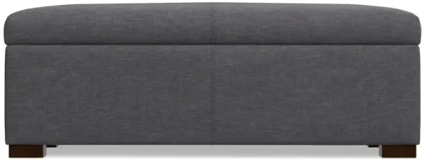 Gabbie - Rectangular Storage Ottoman - Gray