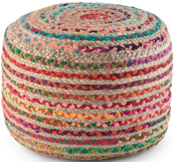 Margo - Handcrafted Round Pouf