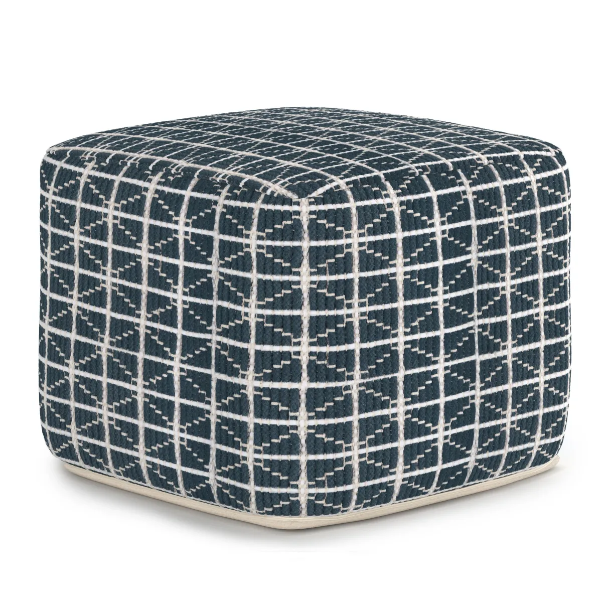 Noreen - Upholstered Square Pouf