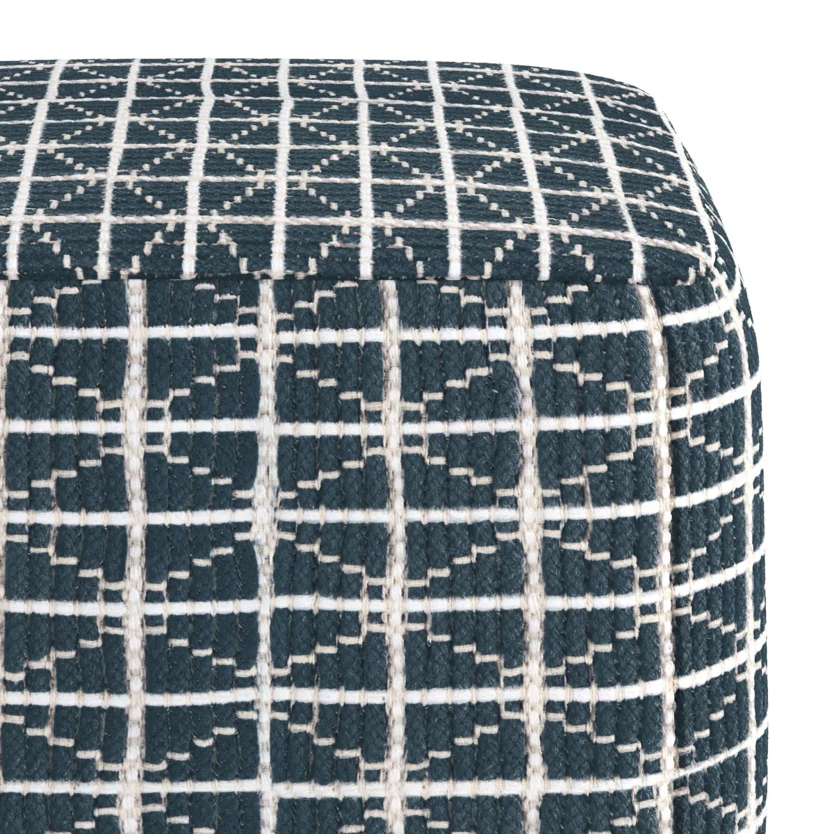 Noreen - Upholstered Square Pouf