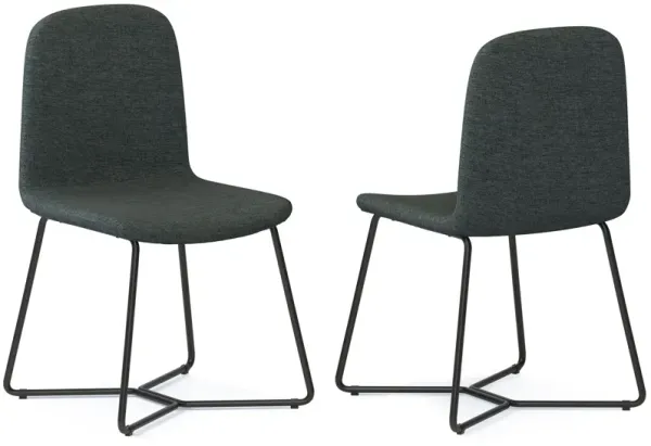 Wilcox - Dining Chair (Set of 2) - Charcoal Gray