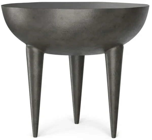Otto - Cast Aluminum Side Table - Black