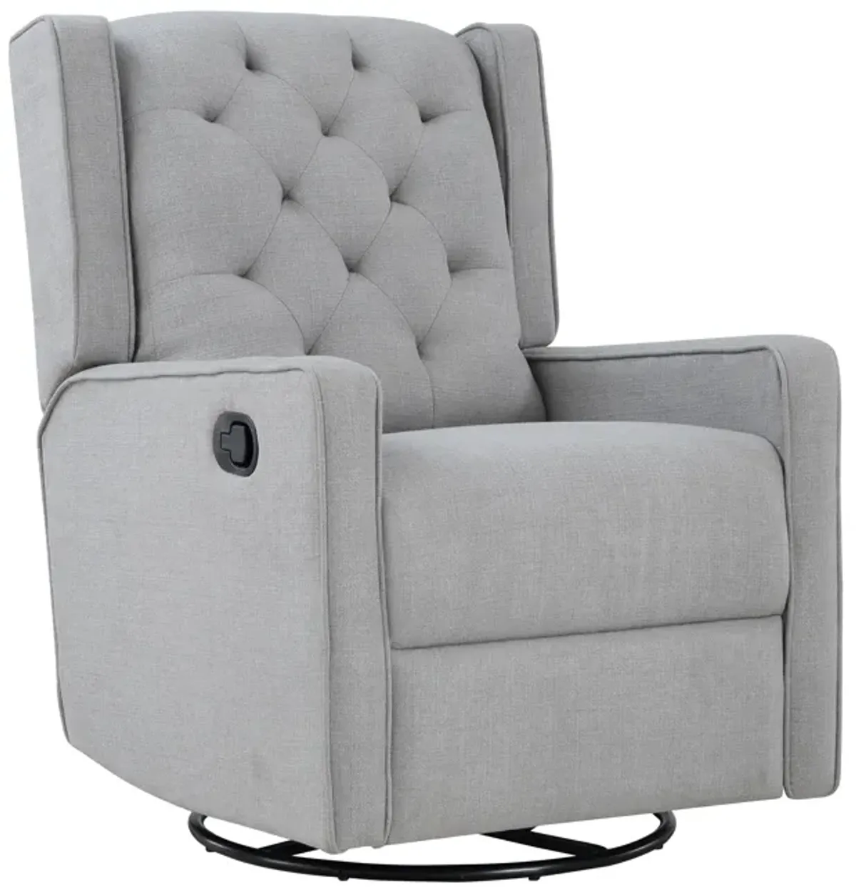 Milah - Gliding Swivel Recliner Tufted