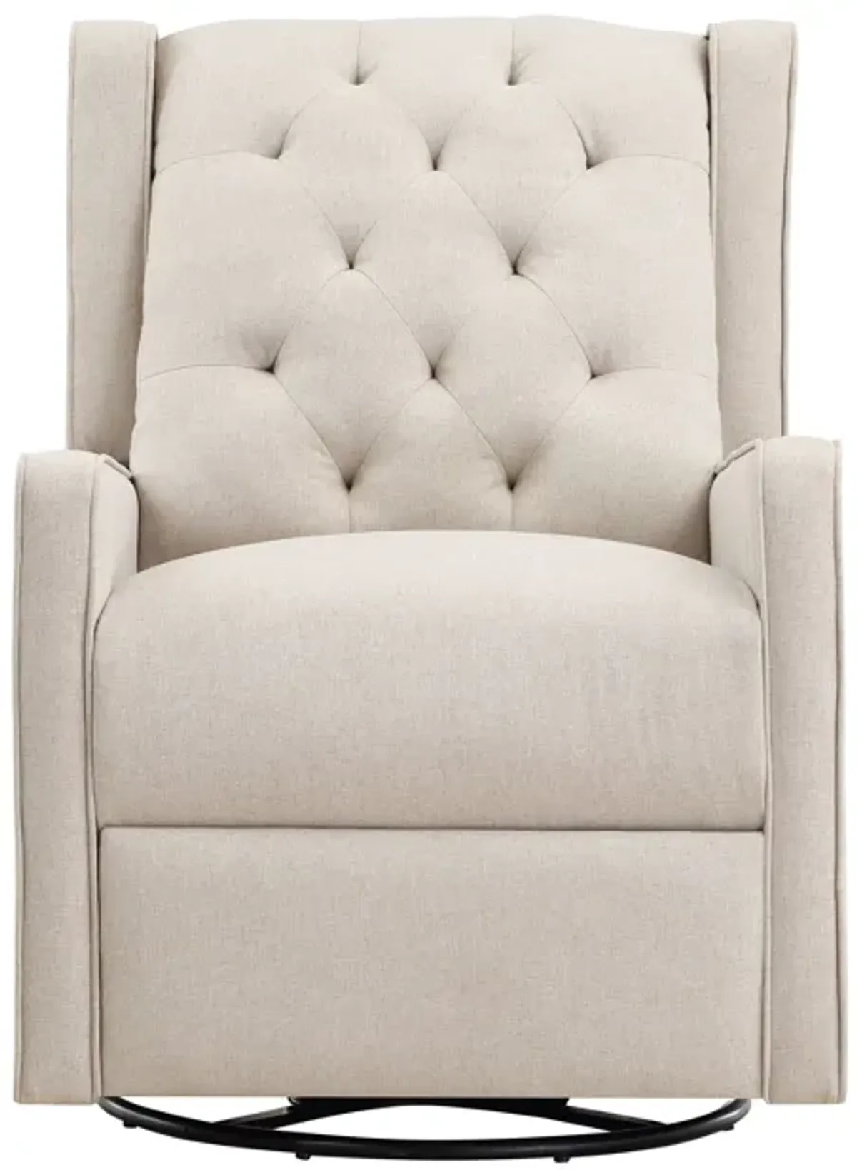 Milah - Gliding Swivel Recliner Tufted