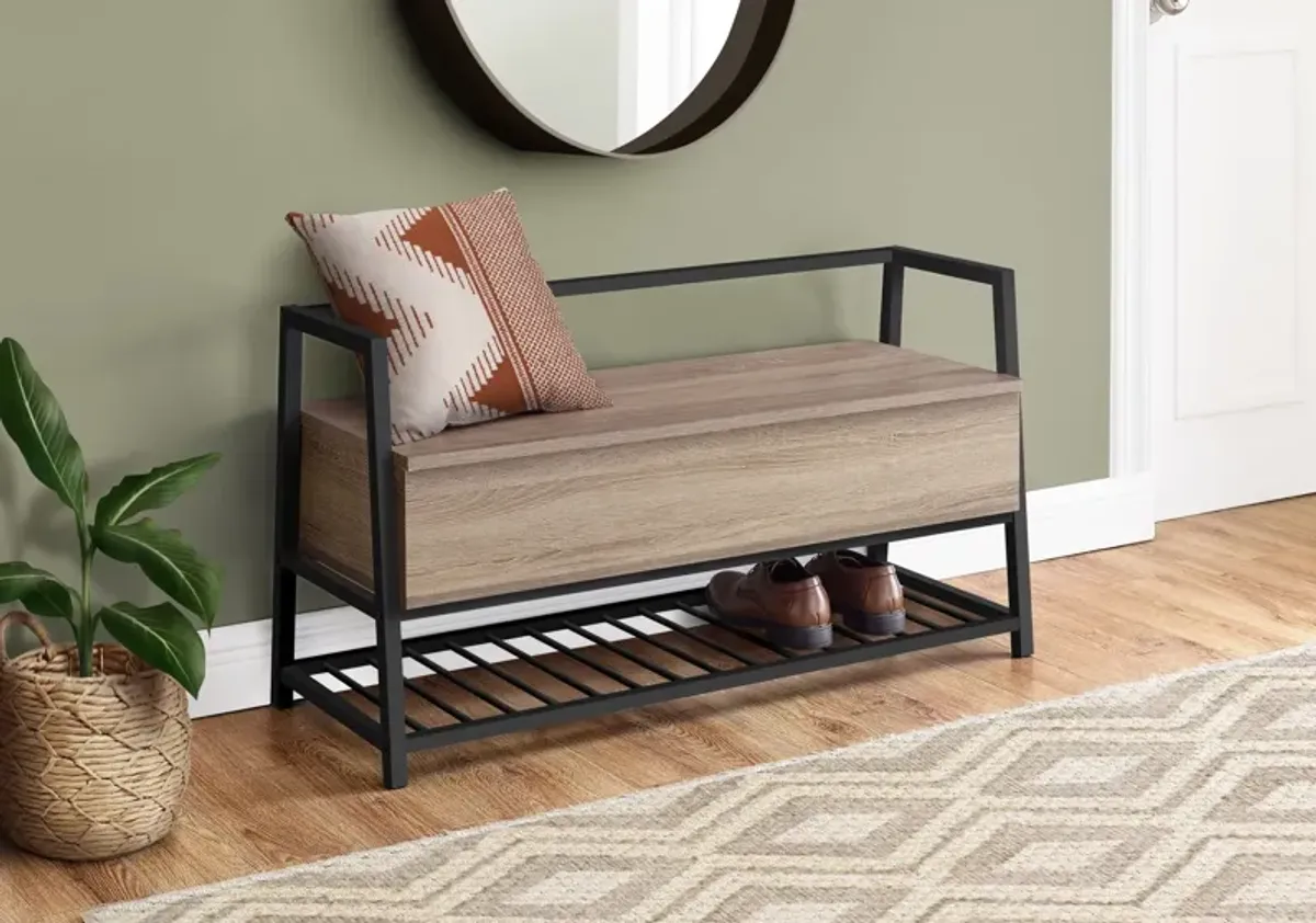 Bench Storage, Rectangular, Contemporary & Modern