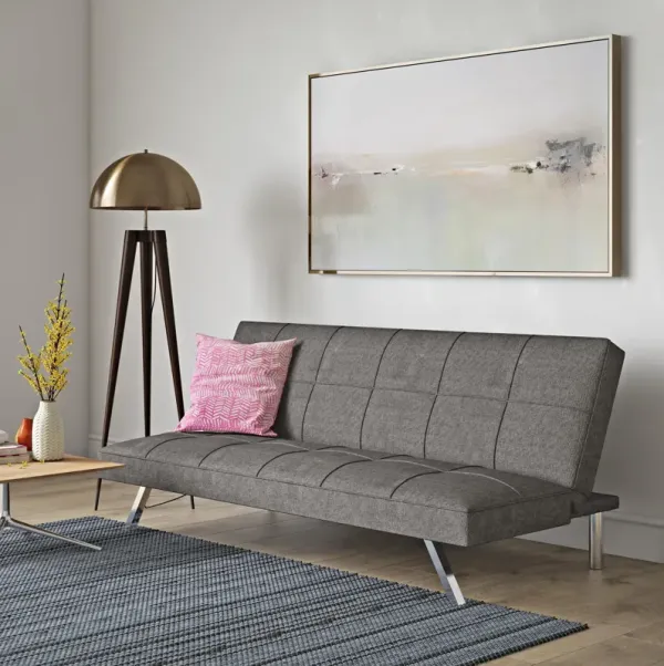 Futon Sofa Bed - Dark Gray