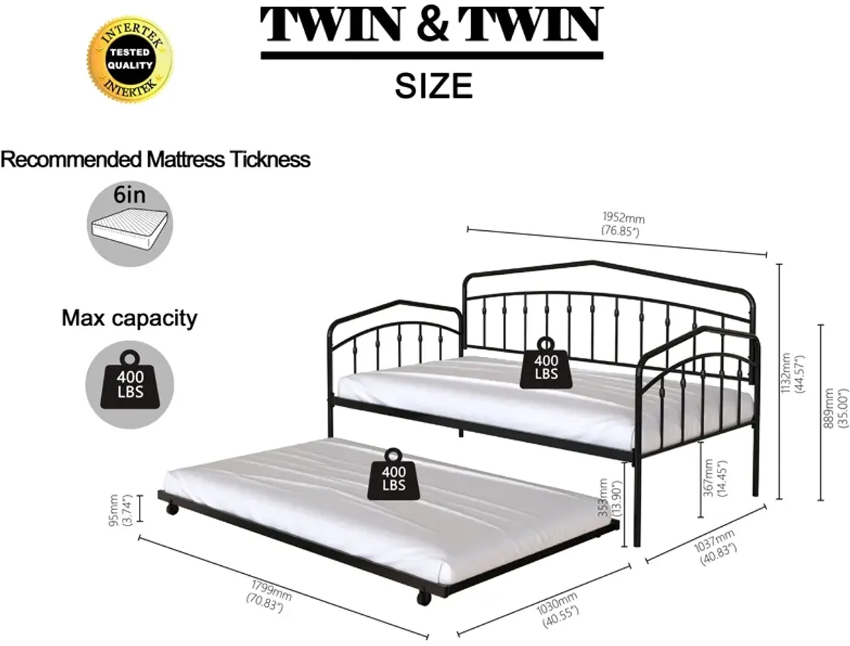 Fox - Daybed With Twin Trundle