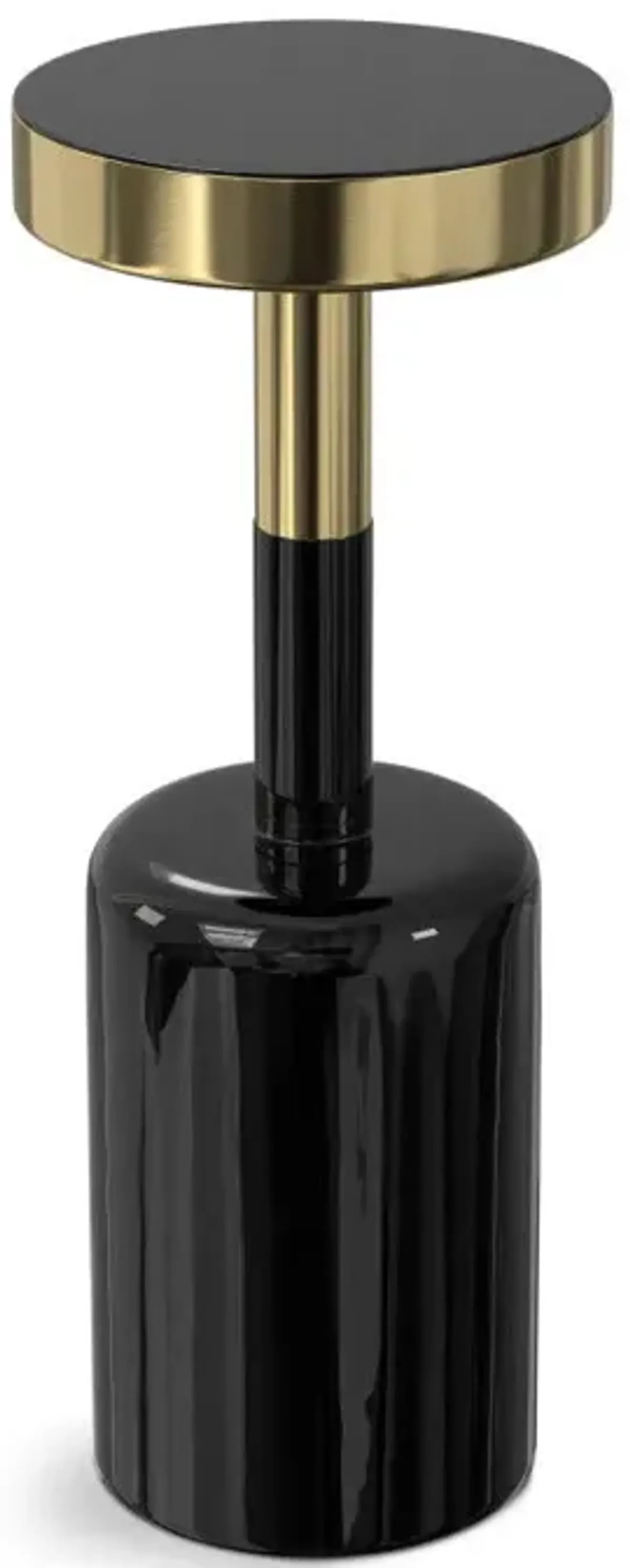 Frannie - Side Table - Gold / Black