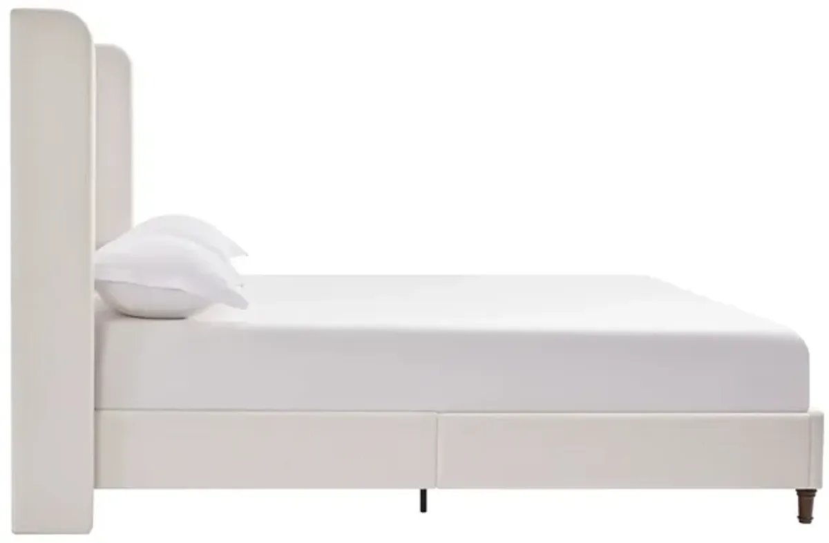 Harper - Tall Headboard Upholstered Bed / High Headboard / Elegant Simplicity / No Box Spring Needed