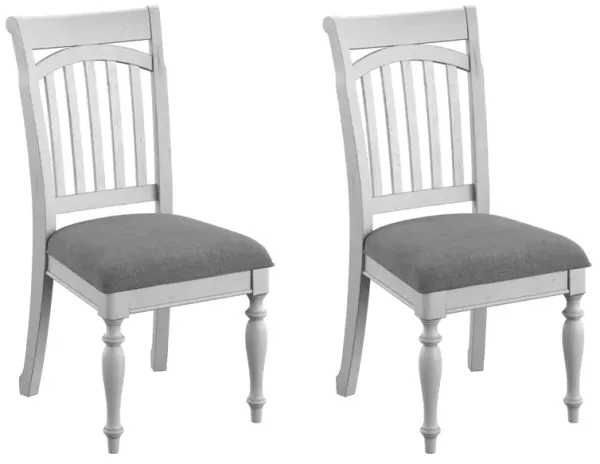Mariano - Slat Back Dining Chairs (Set of 2) - Gray