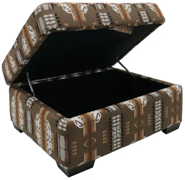 Fangio - Storage Ottoman - Brown