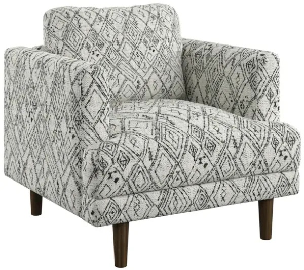 Jurie - Abstract Accent Chair - Black