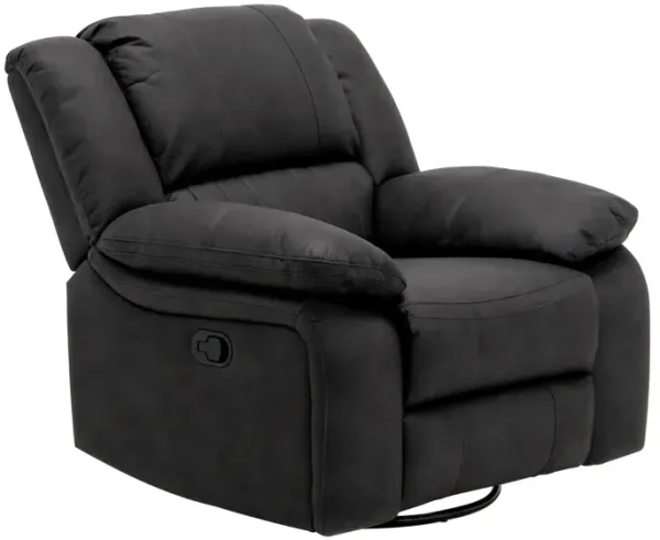 Marshall - Swivel Gliding Recliner - Black