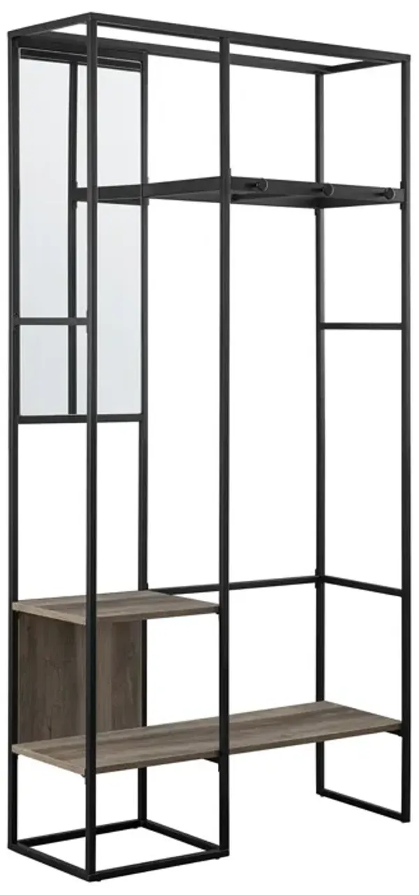 Modern Hall Tree With Hanging Storage