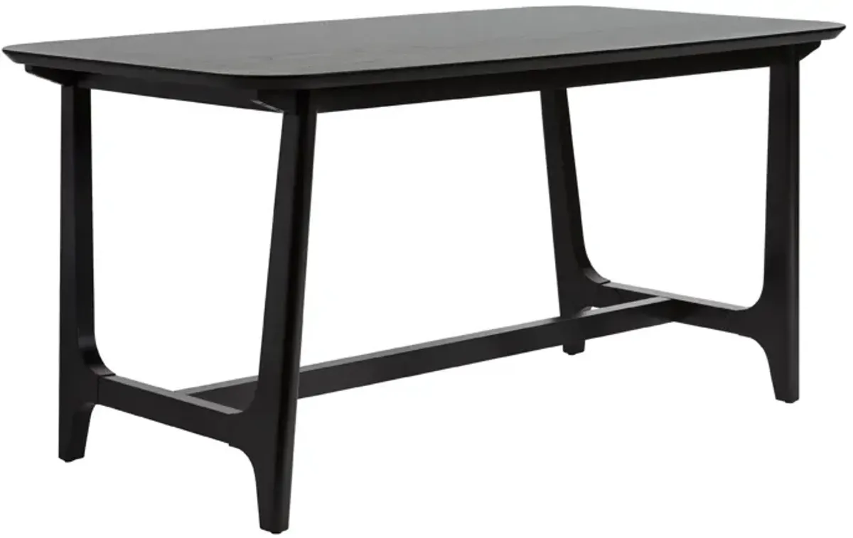 Mid-Century Modern Dining Table With Trestle Base