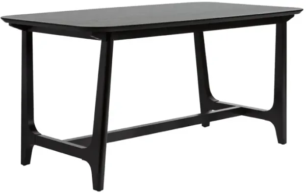 Mid-Century Modern Dining Table With Trestle Base