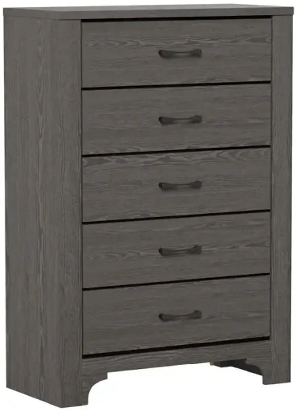 Junipe - 5 Drawer Chest - Brown