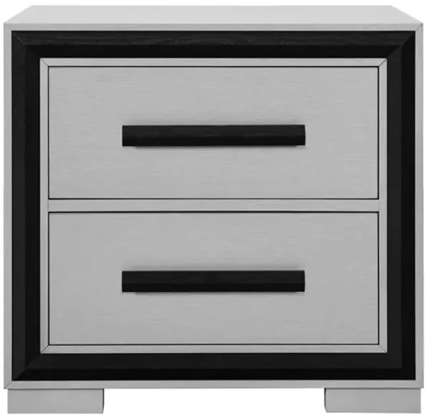 Adelaide - Nightstand - Gray / Black