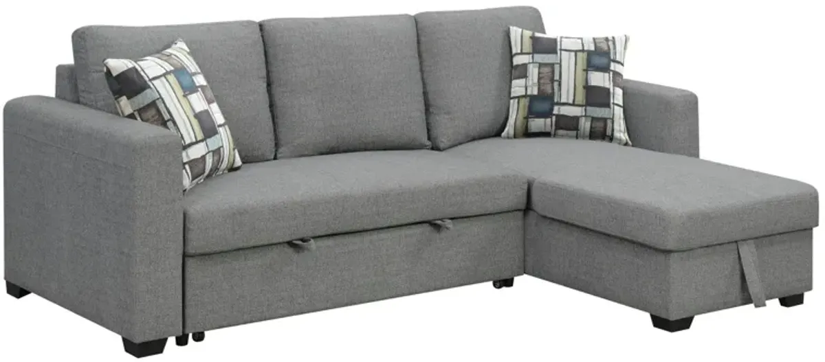 Pensole - Reversible Pop - Up Sleeper Sectional