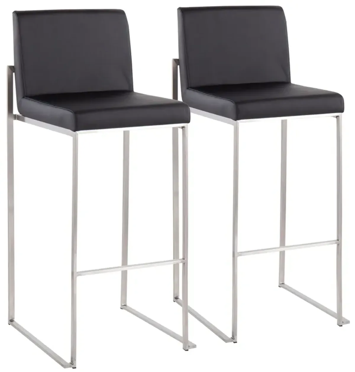 Fuji - Contemporary And Modern Elegance High Back Barstool