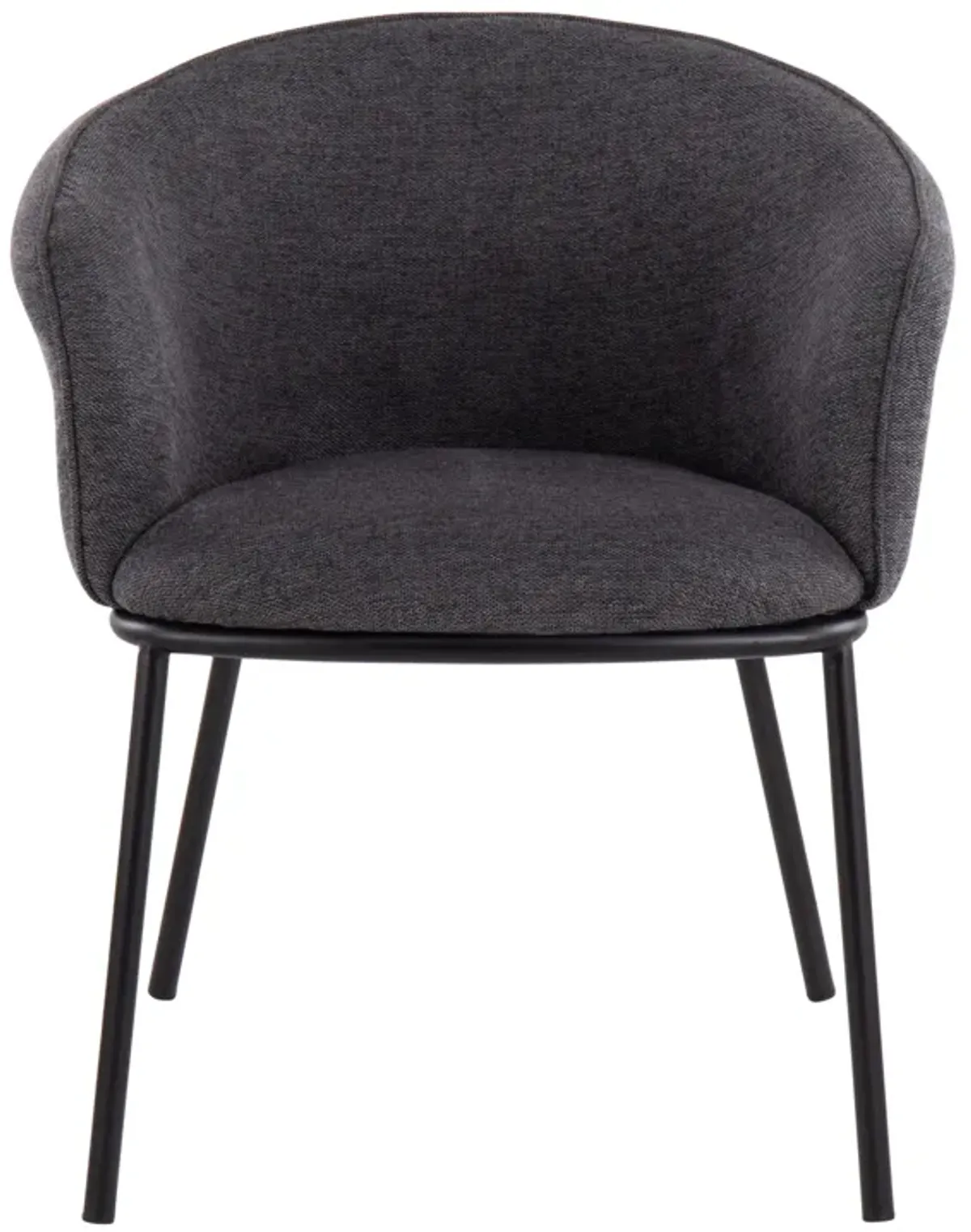 Ashland - Contemporary Chair - Black / Charcoal
