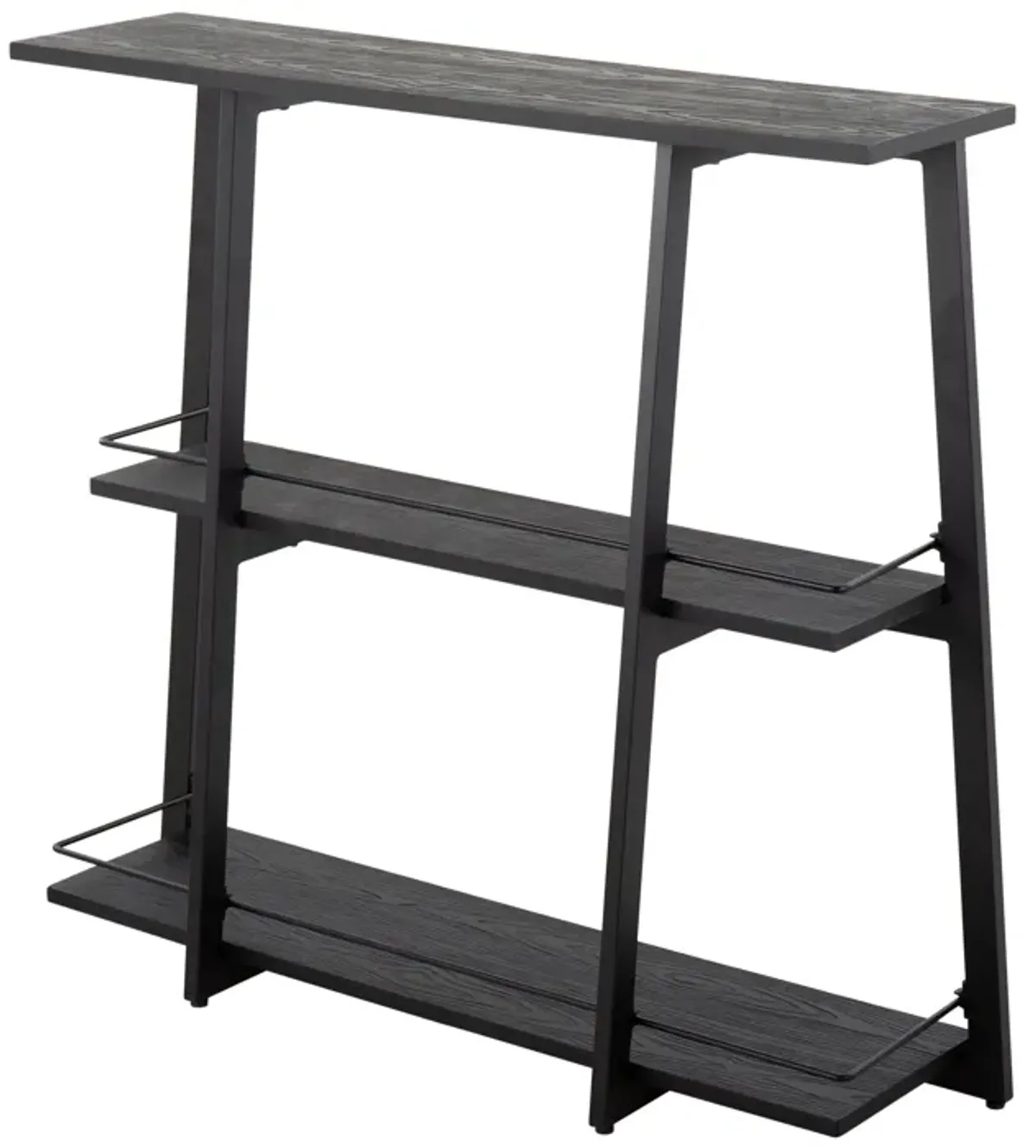 Converge - Industrial Bookcase - Black