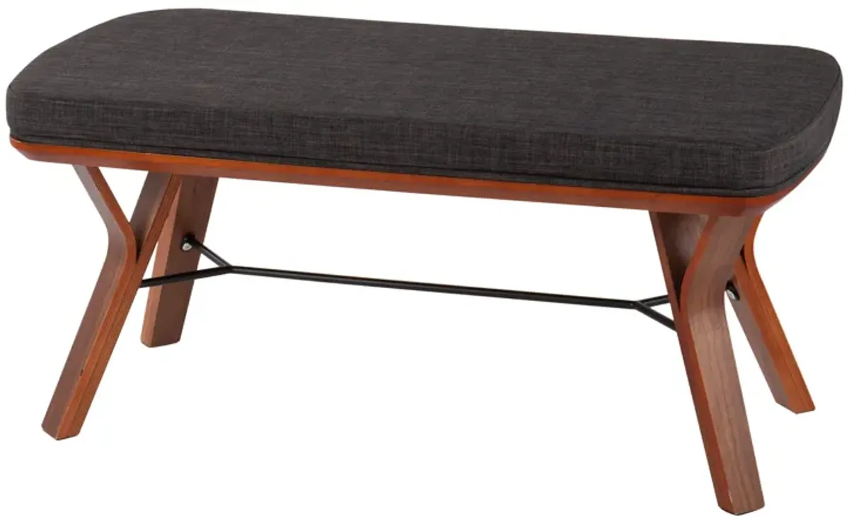 Folia - Mid Century Modern Bench