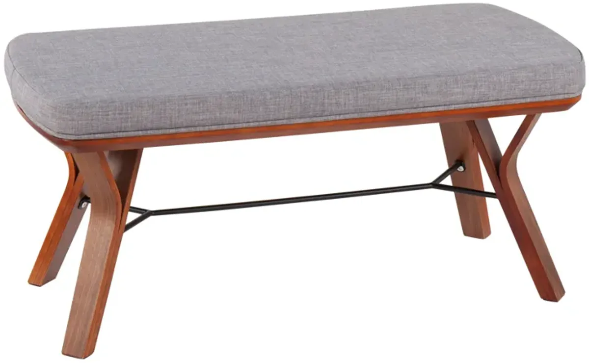 Folia - Mid Century Modern Bench