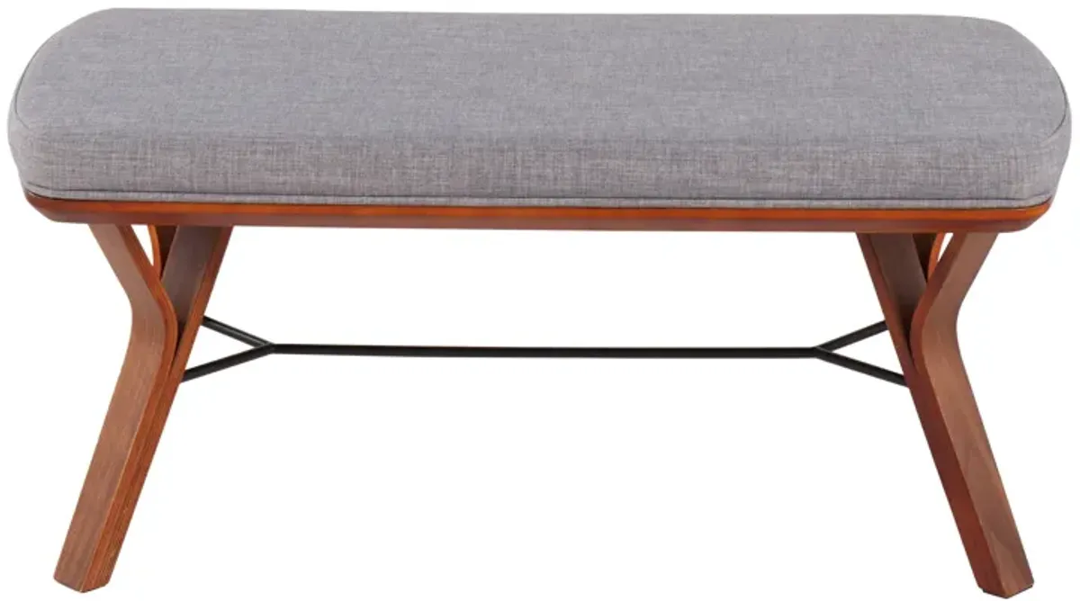 Folia - Mid Century Modern Bench