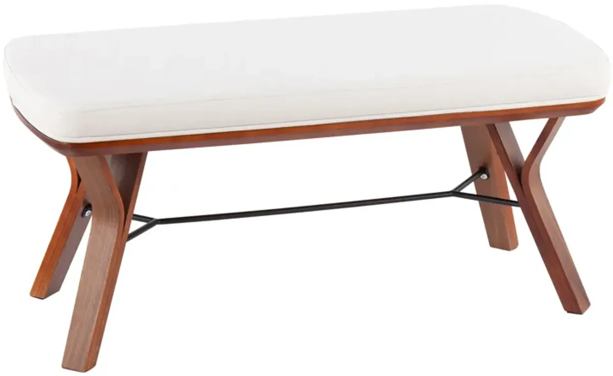 Folia - Mid Century Modern Bench