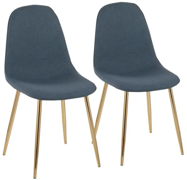 Pebble - Contemporary & Modern Design Chair (Set of 2)