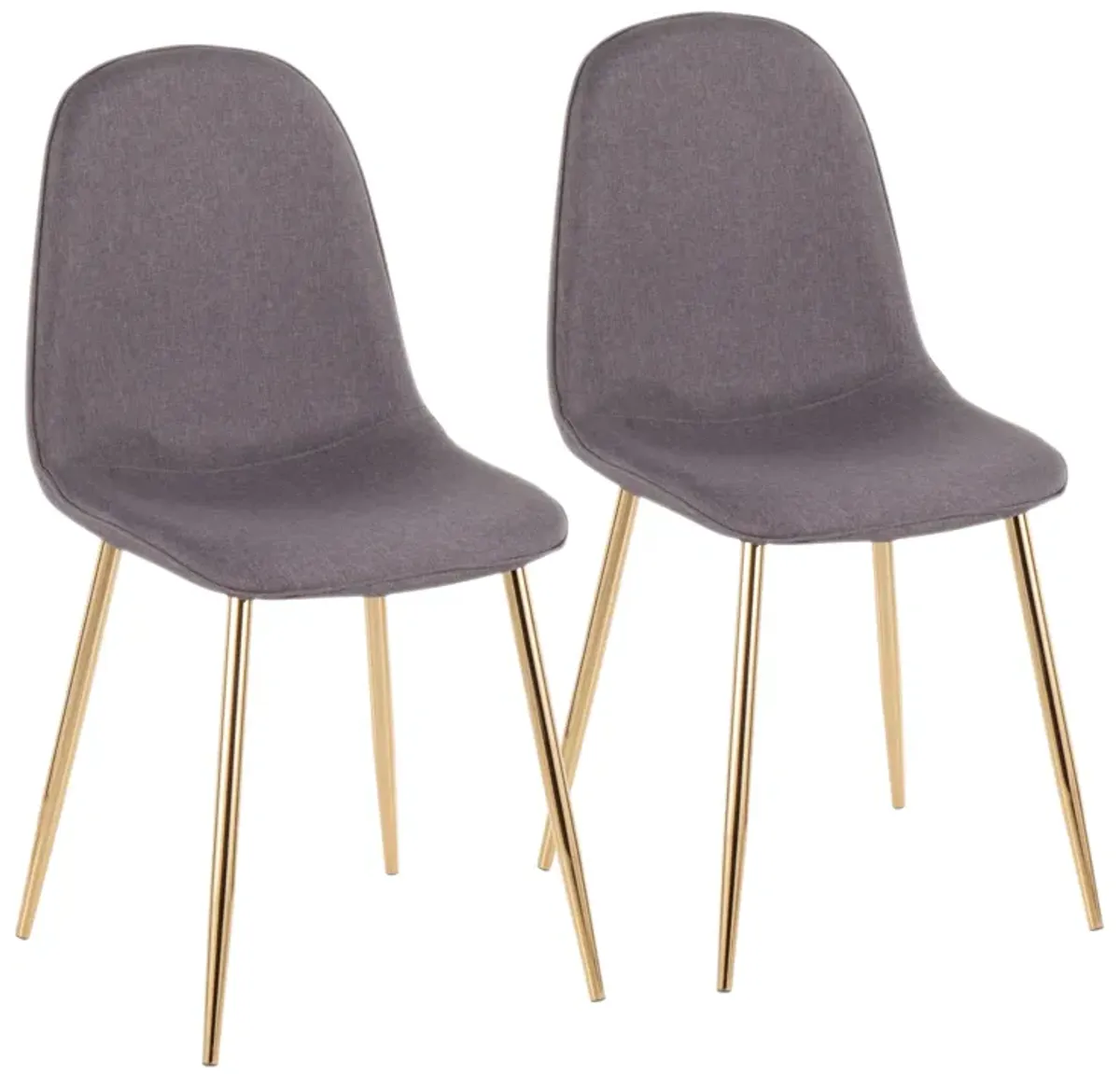 Pebble - Contemporary & Modern Design Chair (Set of 2)