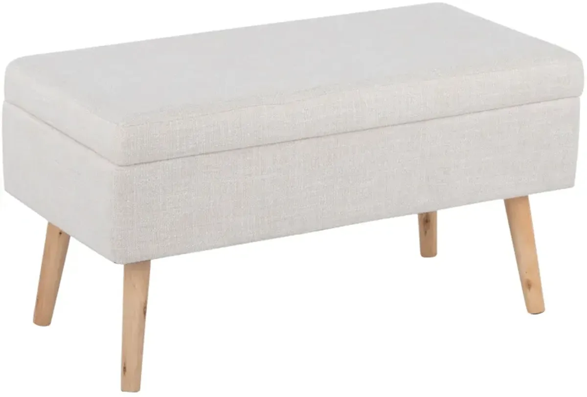 Versatile Storage Contemporary Bench