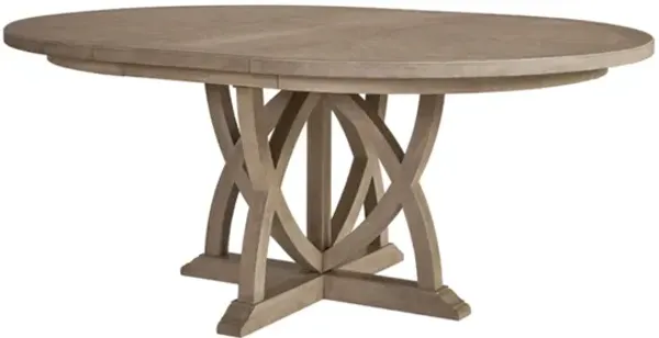 Round Dining Extendable Dining Table - Sand