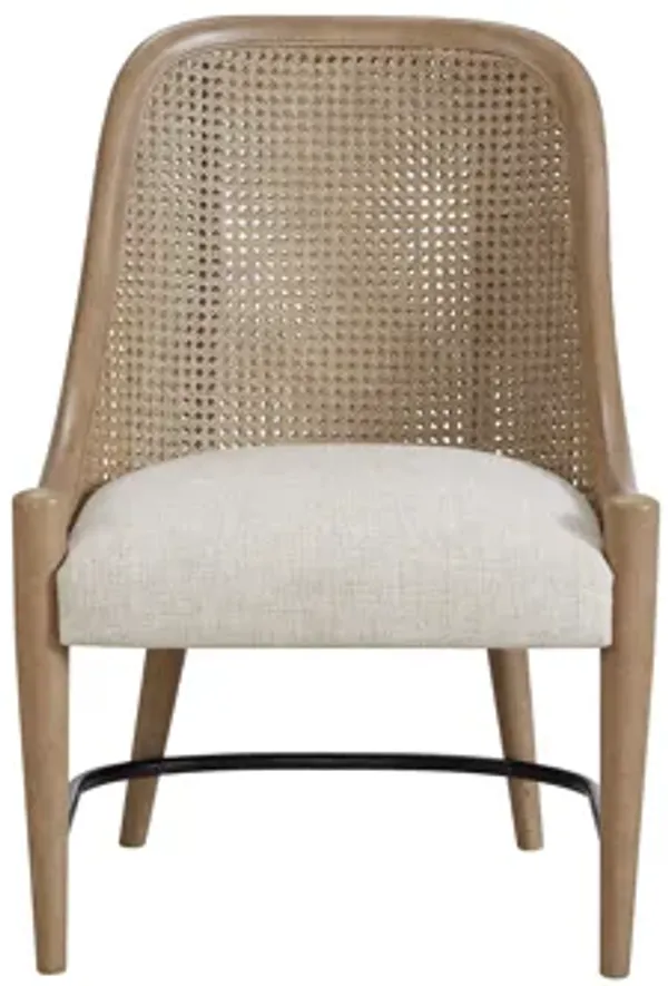 Cane - Backed Host Chair Colored (Set of 2) - Sand