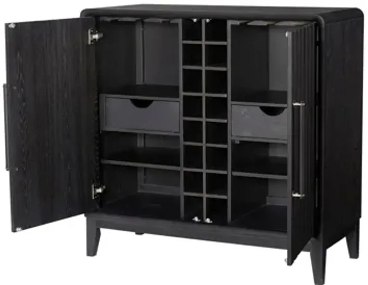 Peppercorn - Bar Cabinet - Black