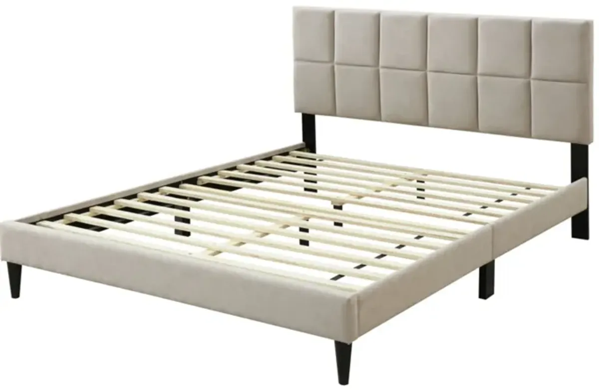 Full Sized Squares Bed In A Box With USB